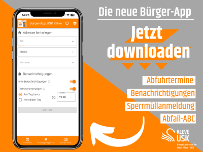 Jetzt NEU: Der Digitale Abfallkalender In Der Bürger-App | Stadt Kleve