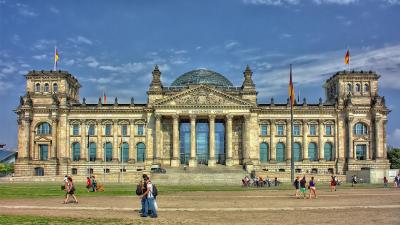 Bundestagsgebäude in Berlin