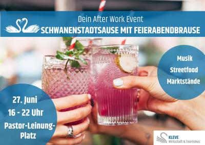 2 anstoßende Cocktailgläser auf der Feierabendsause 